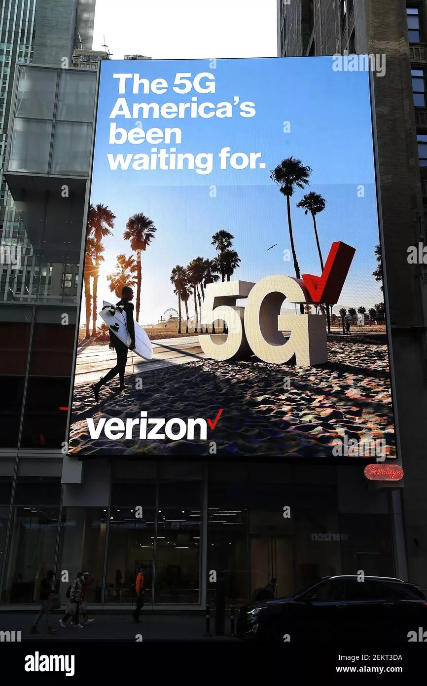 A modern digital artwork illustrating Verizon customer loss problems and solutions, featuring communication themes and technology elements.