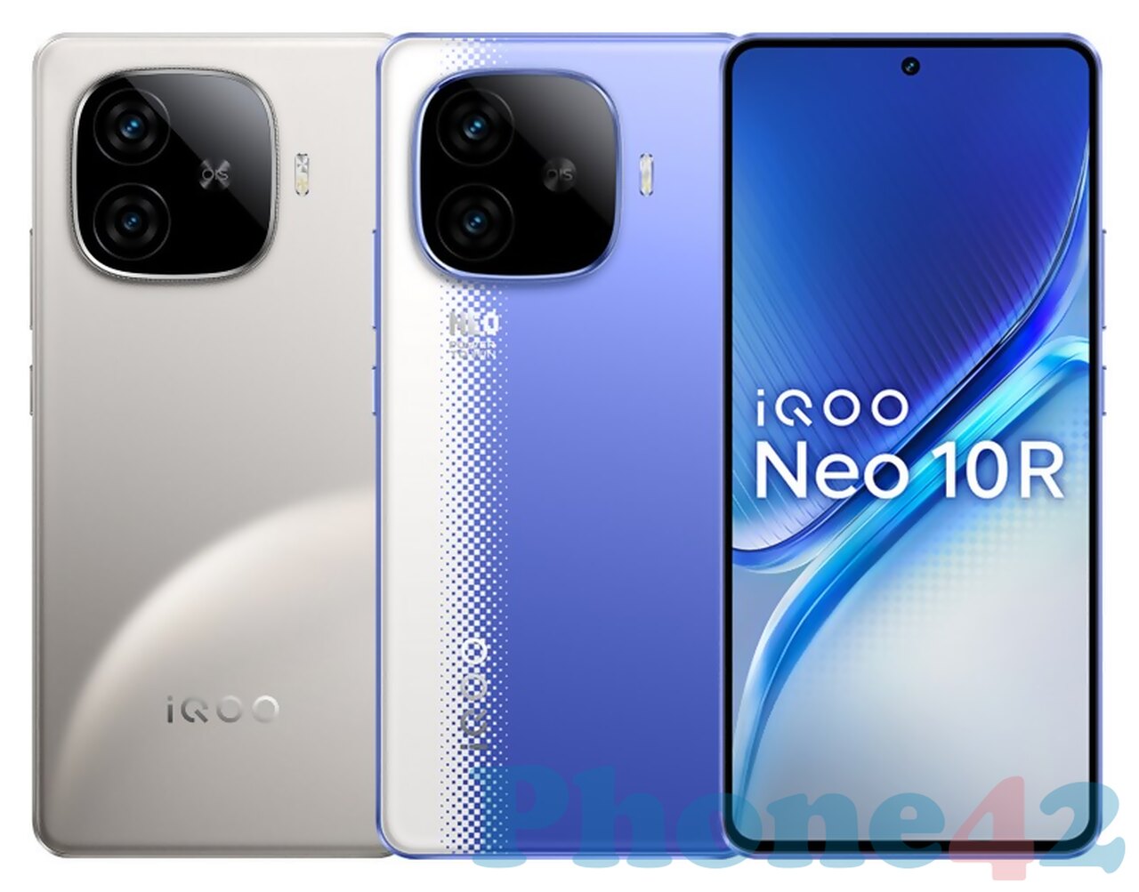 Comparison image of iQOO Neo 10R and Neo 9 Pro smartphones, showcasing their features and designs.