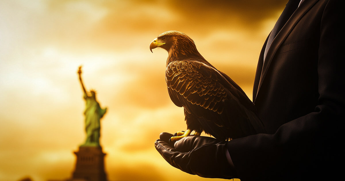 Visual representation of World Liberty Financial's DeFi platform, showcasing cryptocurrency transactions and blockchain technology with a modern digital interface.